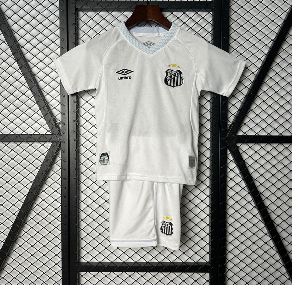 Maillot Santos 2025/26 domicile blanc pour enfants