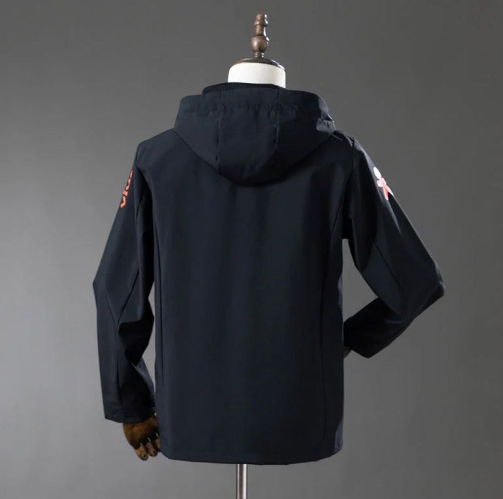Veste coupe-vent réversible Brésil black