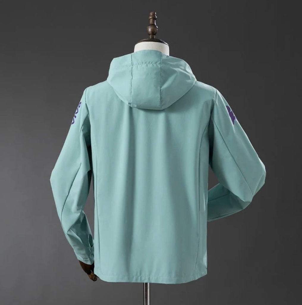 Veste coupe-vent réversible Brésil Green