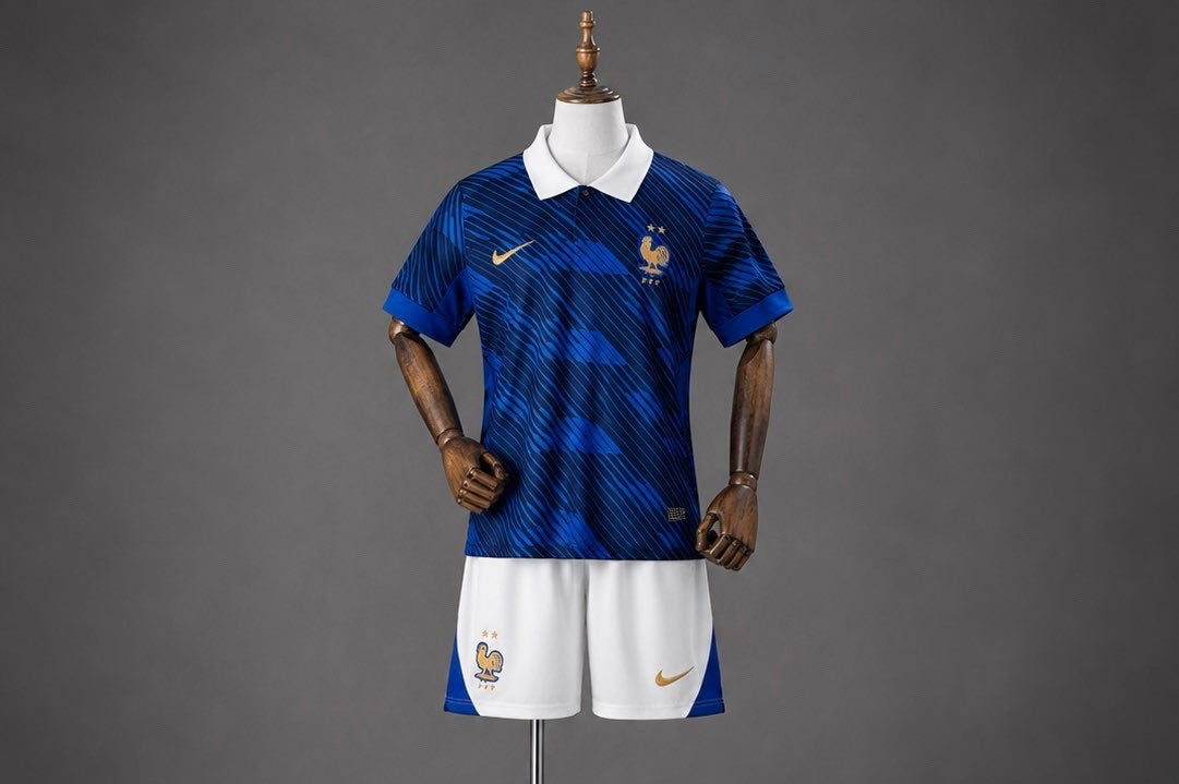 Maillot Équipe de France domicile coupe du monde 2026 kits enfants