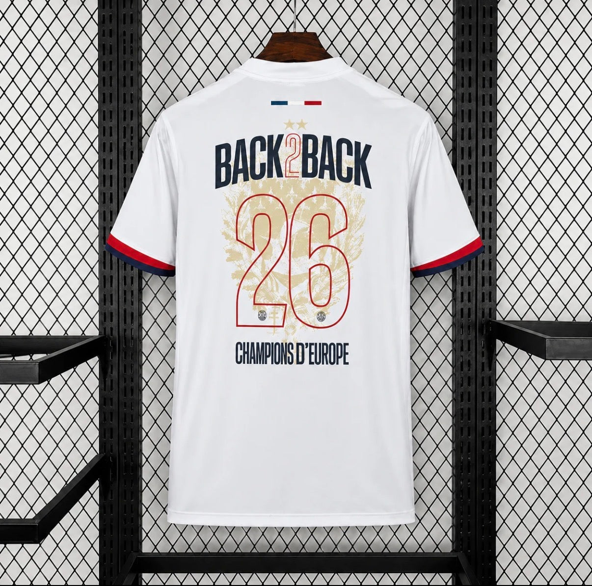 Maillot PSG Jordan 2 Étoiles - blanc 25/26 (Flocage Back2Back)