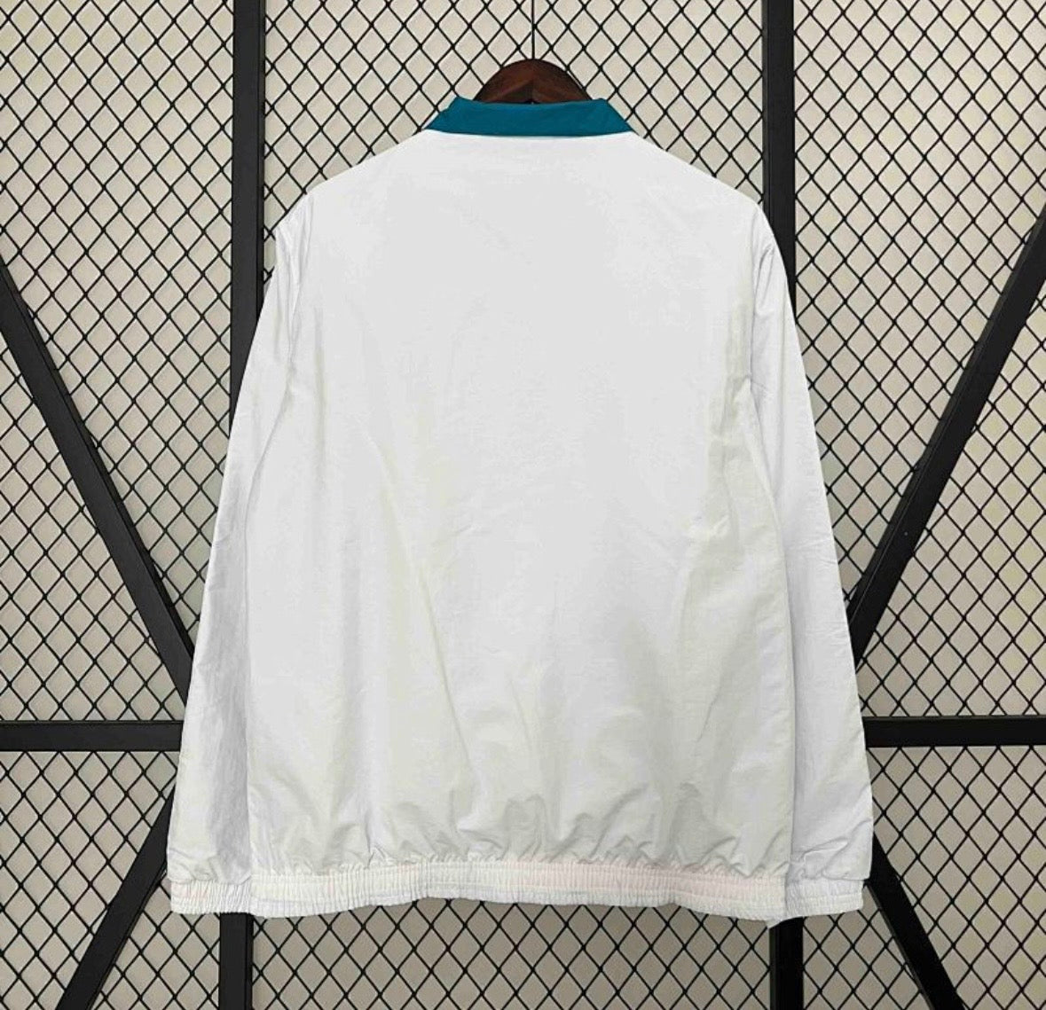 Veste Real Madrid 17/18 blanche et bleu - vue 2