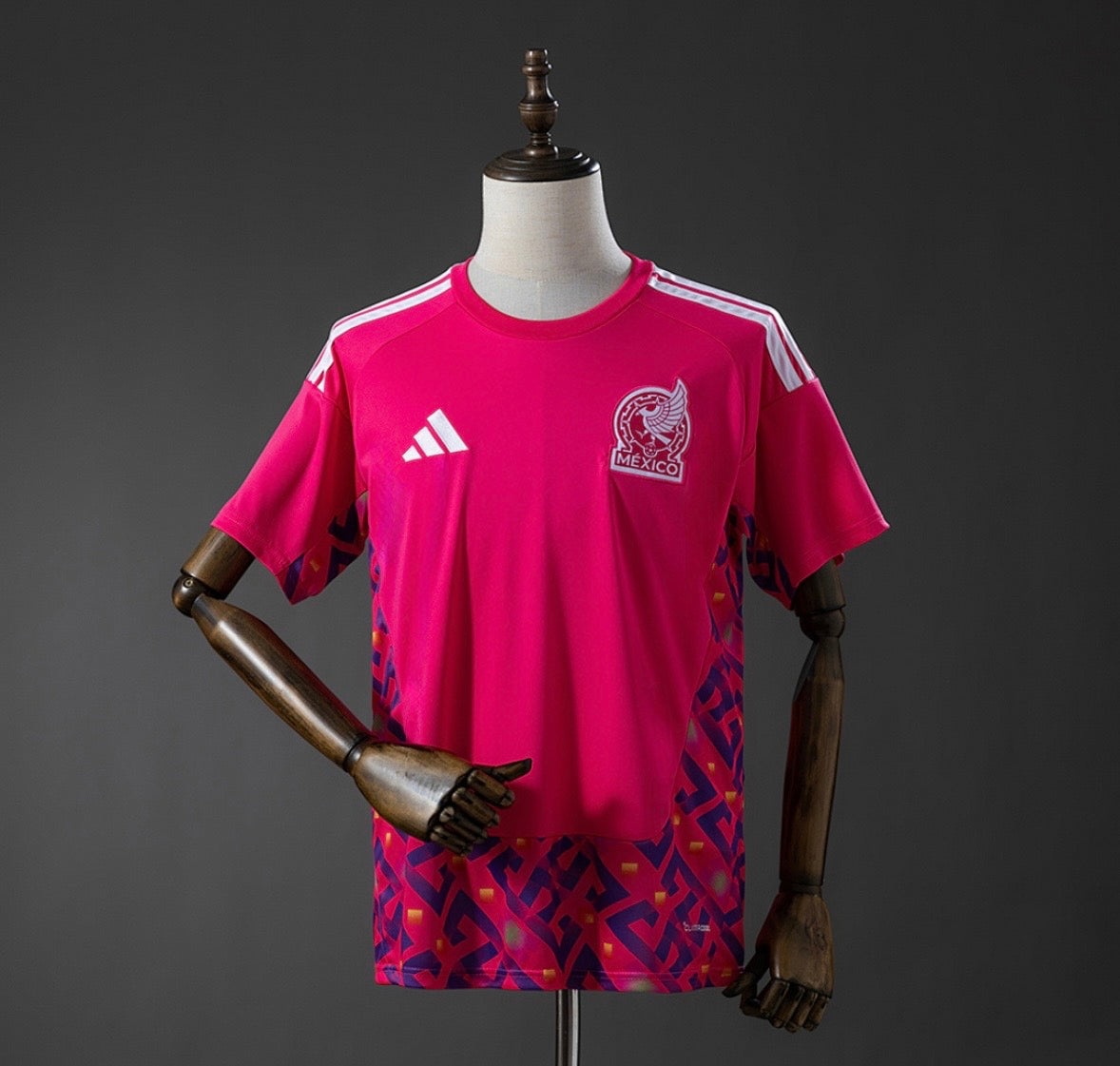 Maillot Mexique Gardien rose coupe du monde 2026