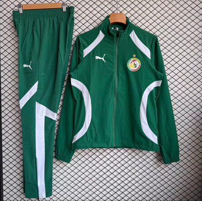 Ensemble de survêtement du Sénégal vert coupe du monde 2026