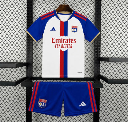 Maillot Olympique Lyonnais 26/27 domicile blanc pour enfants
