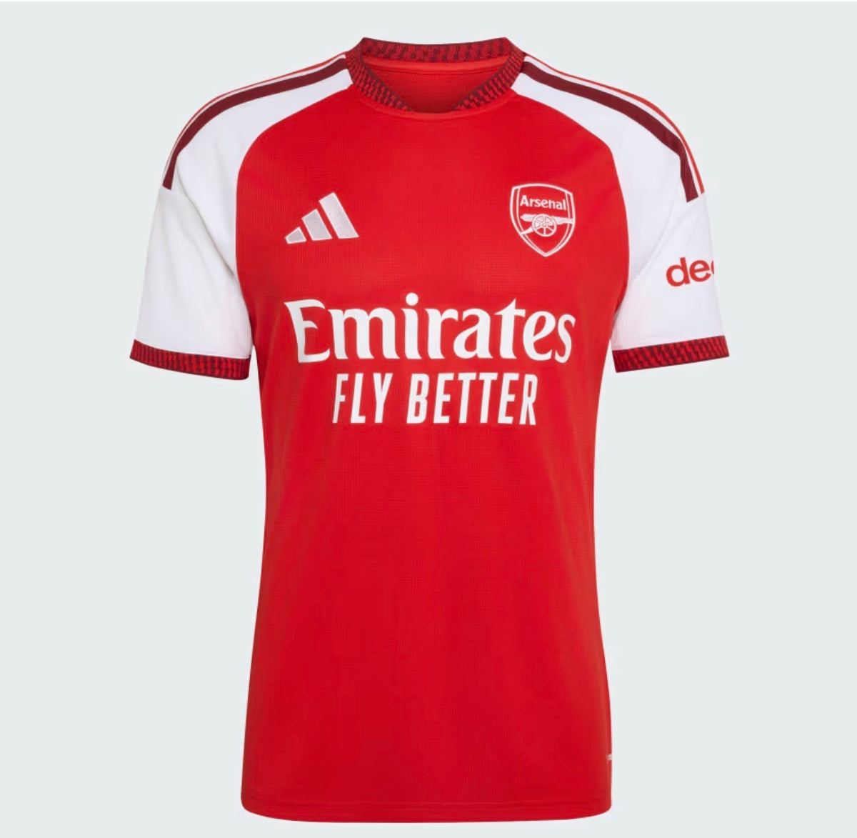 Maillot Arsenal domicile 26/27 rouge