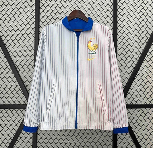 Veste Équipe de France 24/25 extérieur blanche