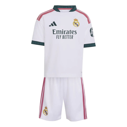 Maillot Real Madrid 26/27 domicile blanc pour enfants