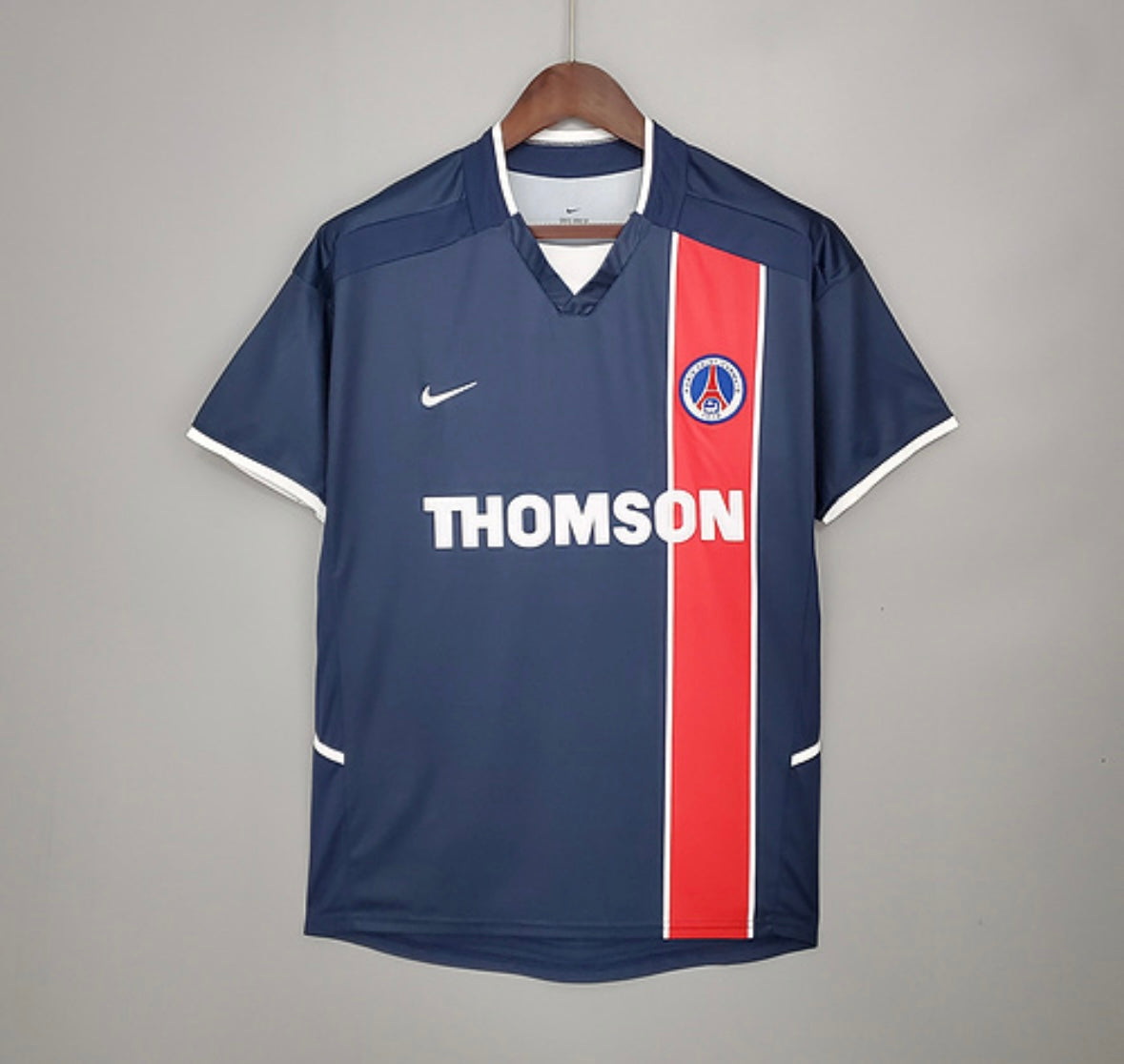 Maillot Paris Saint-Germain domicile 2002-2003 Thomson vintage et rétro - pas chère - flocage personnalisé