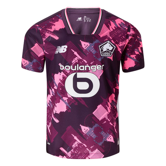 Maillot du LOSC fourth 2025/2026 rose - pas chère Flocage personnalisé - Le 12ème Maillot
