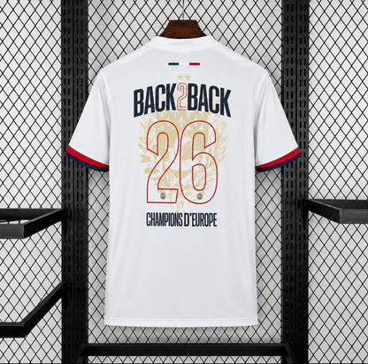 Maillot PSG Jordan 2 Étoiles - blanc 25/26 (Flocage Back2Back)