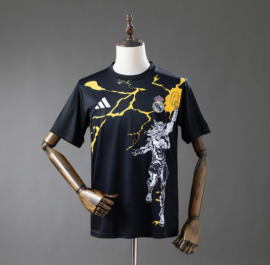 Maillot Real Madrid 25/26 Avengers - Avant-match (Noir)