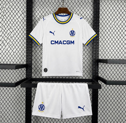 Maillot Olympique de Marseille 26/27 domicile blanc pour enfants