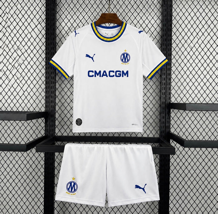 Maillot Olympique de Marseille 26/27 domicile blanc pour enfants