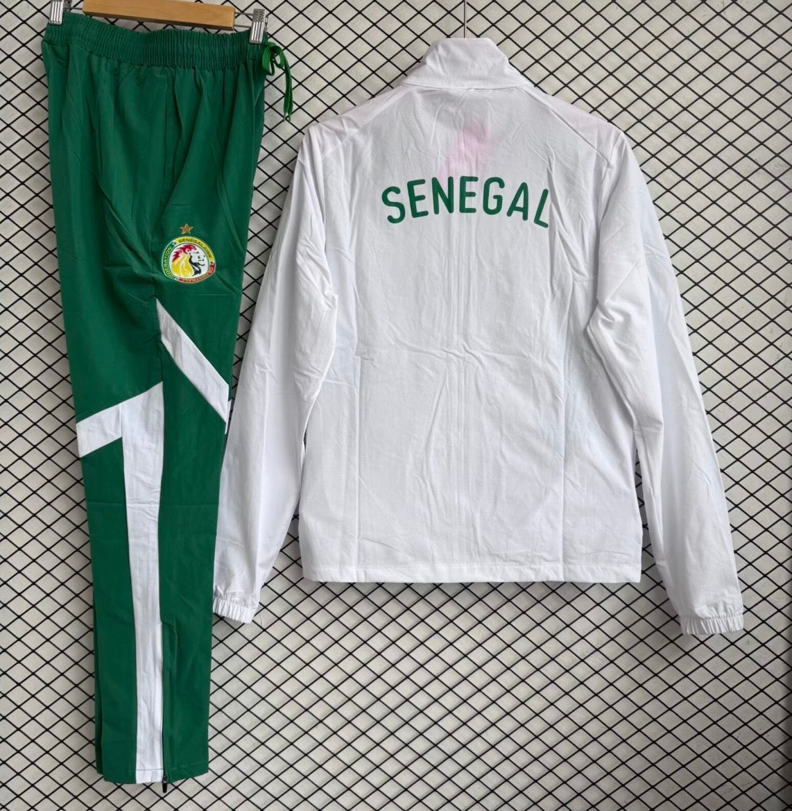 Ensemble de survêtement du Sénégal blanc coupe du monde 2026 - vue 2