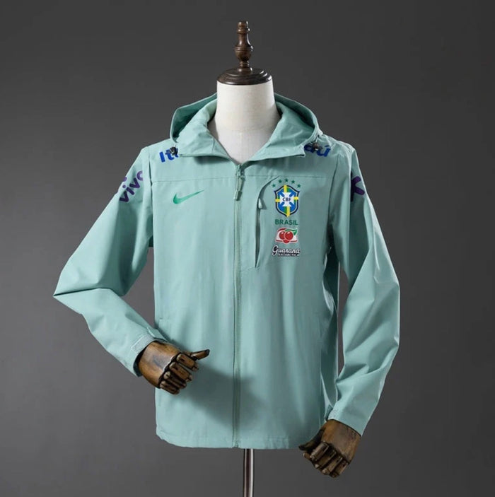 Veste coupe-vent réversible Brésil Green