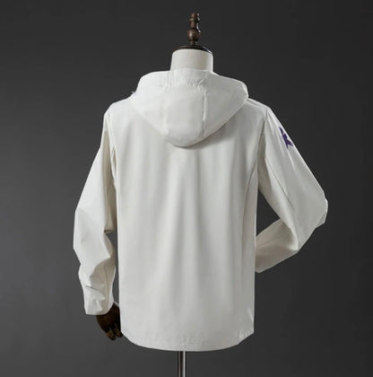 Veste coupe-vent réversible Brésil blanc