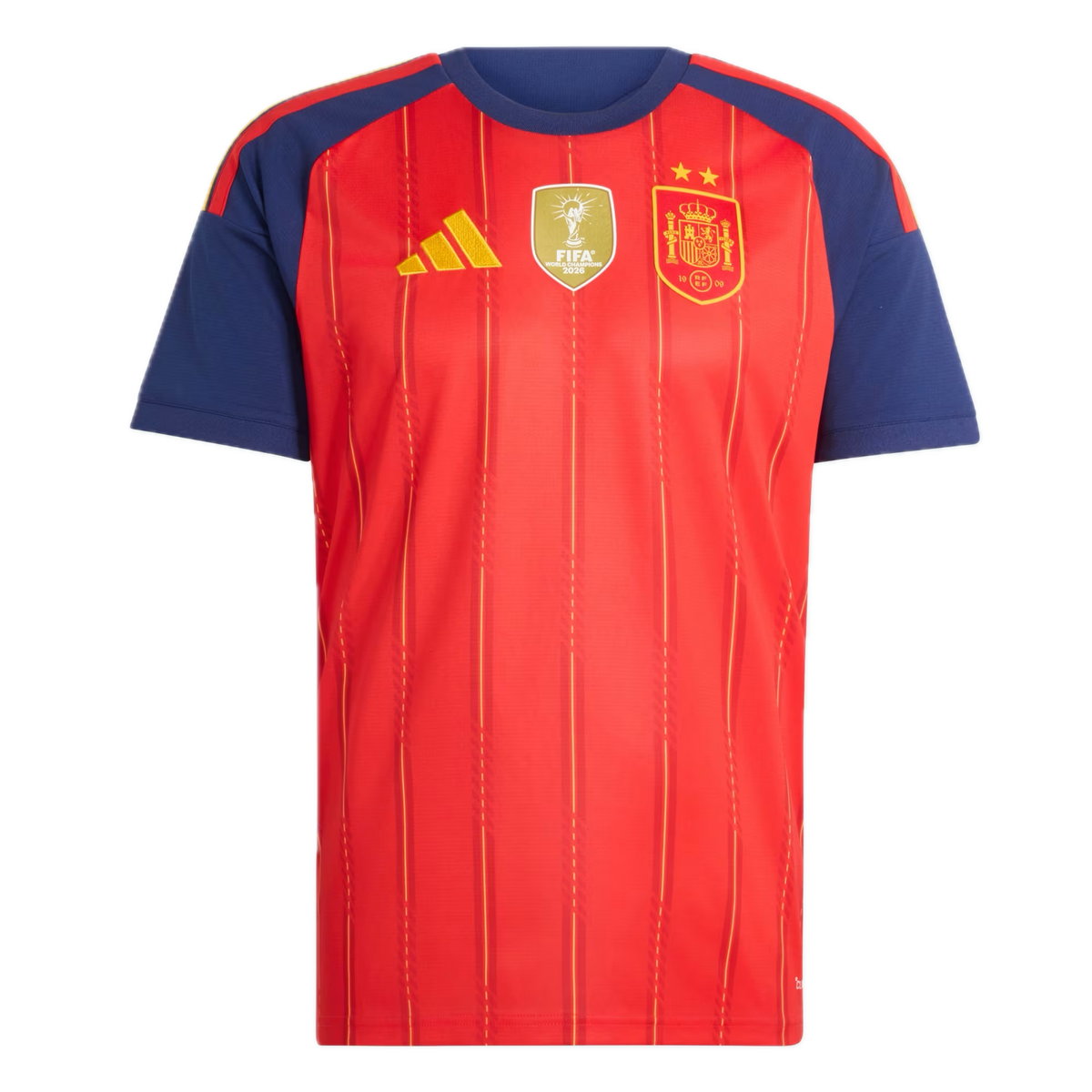 Maillot Espagne 2 etoiles domicile rouge champions du monde 2026
