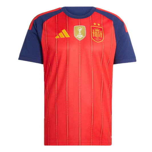 Maillot Espagne 2 etoiles domicile rouge champions du monde 2026