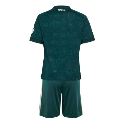 Maillot Réal Madrid 26/27 extérieur vert pour enfants