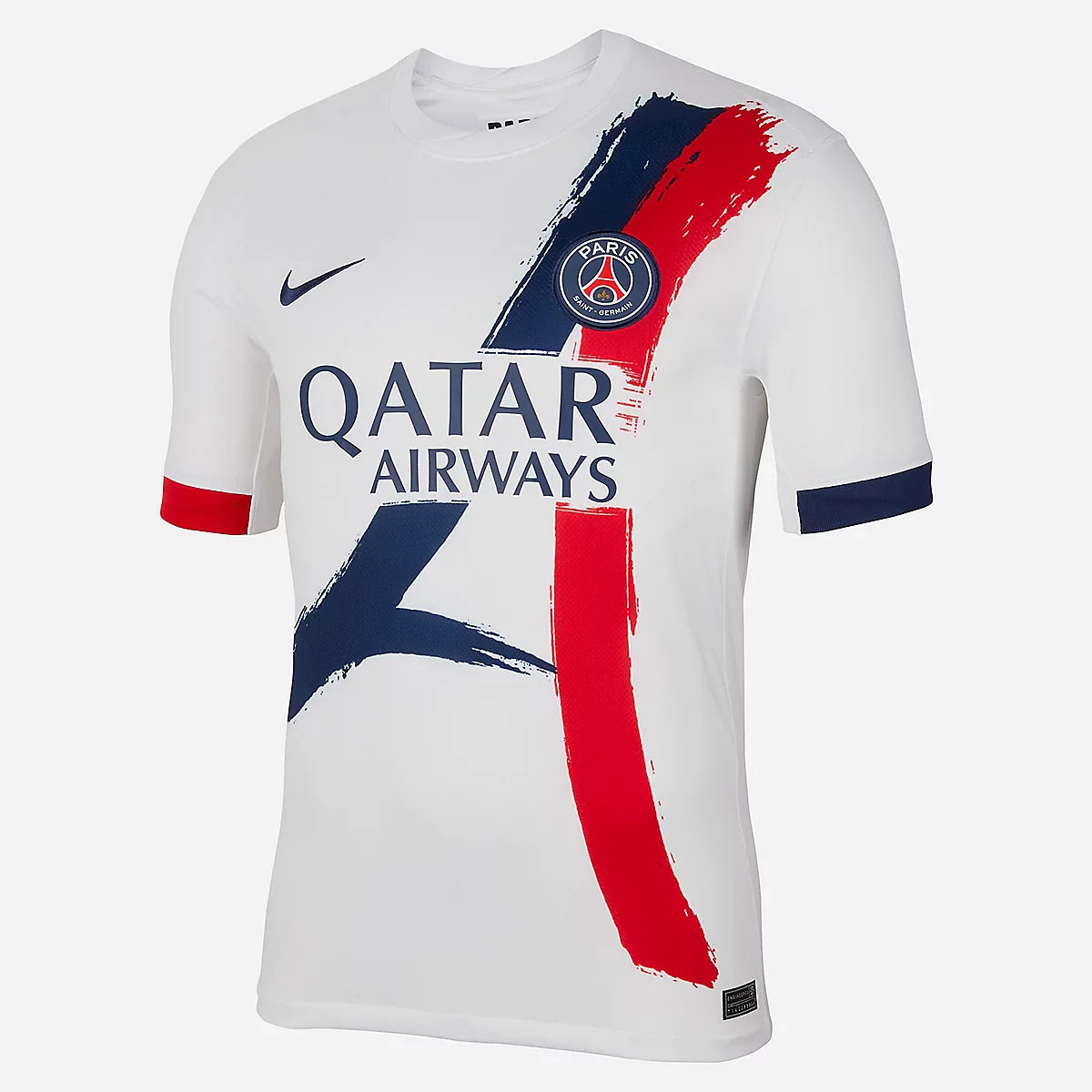 Maillot Paris Saint-Germain 25/26 Extérieur Blanc - pas chère- flocage personnalisé
