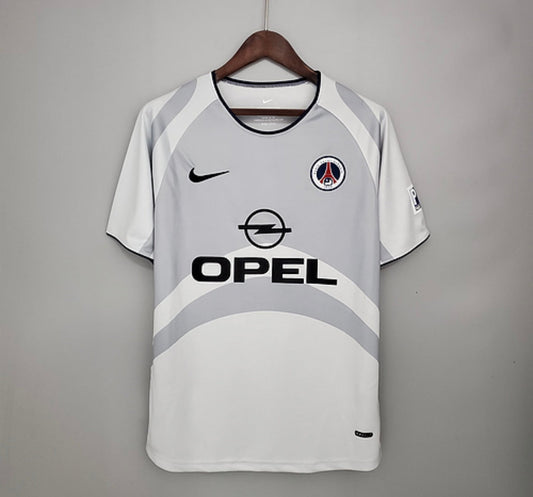 Maillot Opel Paris Saint-Germain gris 2000-2001 retro - pas chère - flocage personnalisé