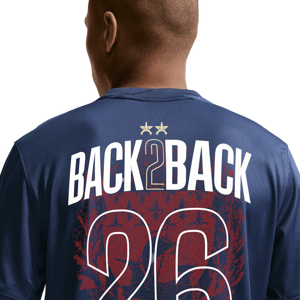 Maillot PSG 2 Étoiles - Domicile Nike 25/26 (Flocage Champions of Europe) - vue 3