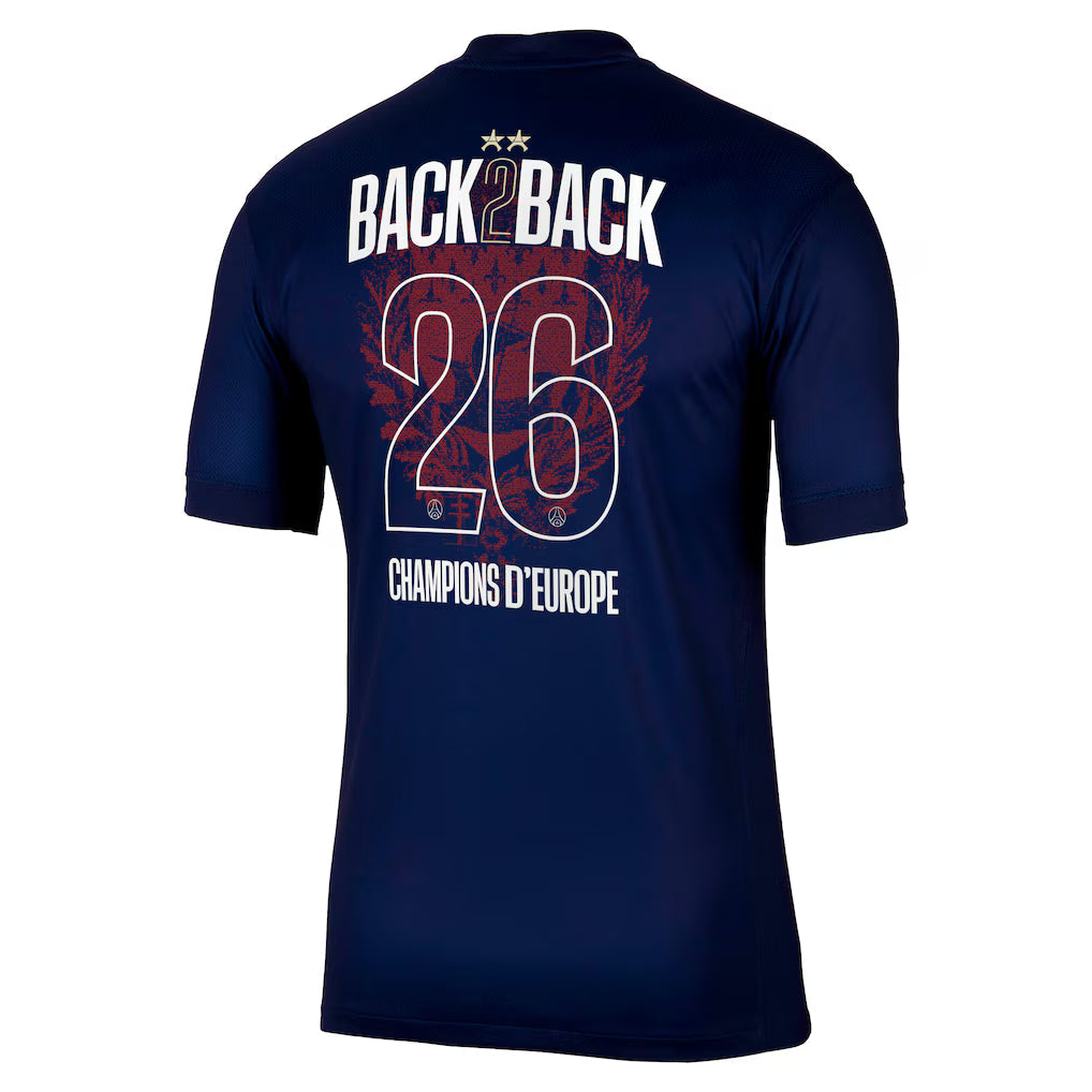 Maillot PSG 2 Étoiles - Domicile Nike 25/26 (Flocage Champions of Europe) - vue 5