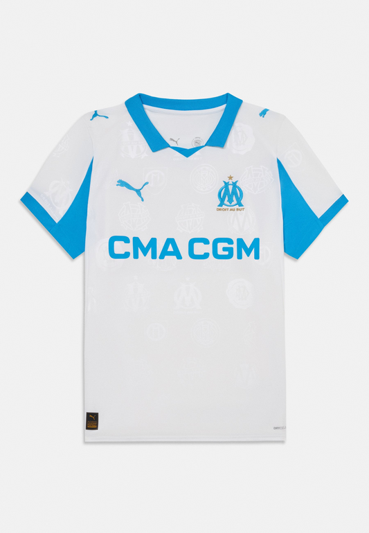Maillot Olympique de Marseillais Domicile 25/26 - pas chère - flocage personnalisé
